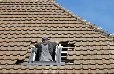 Pose de velux - Lanquetot